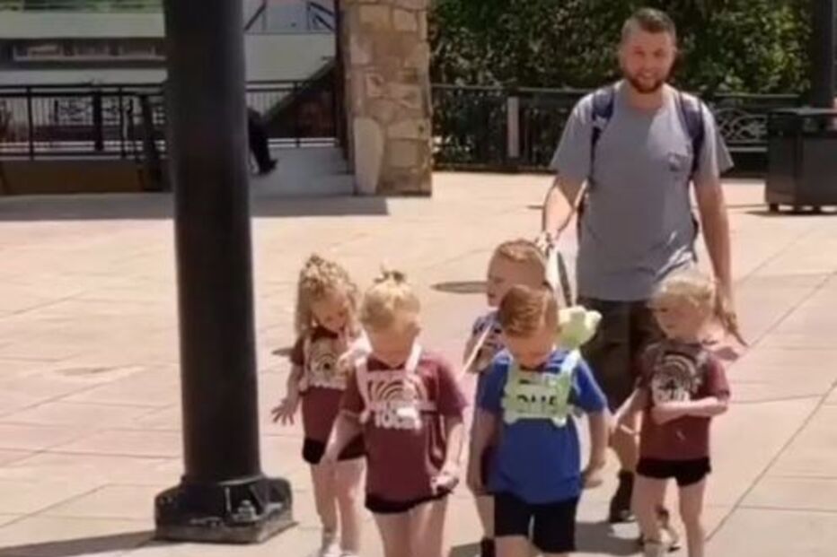 Jordan Driskell, quíntuplos, EUA, trelas, crianças 