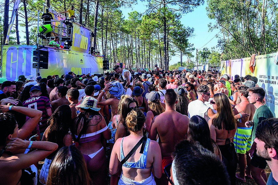 O parque de campismo esteve lotado 