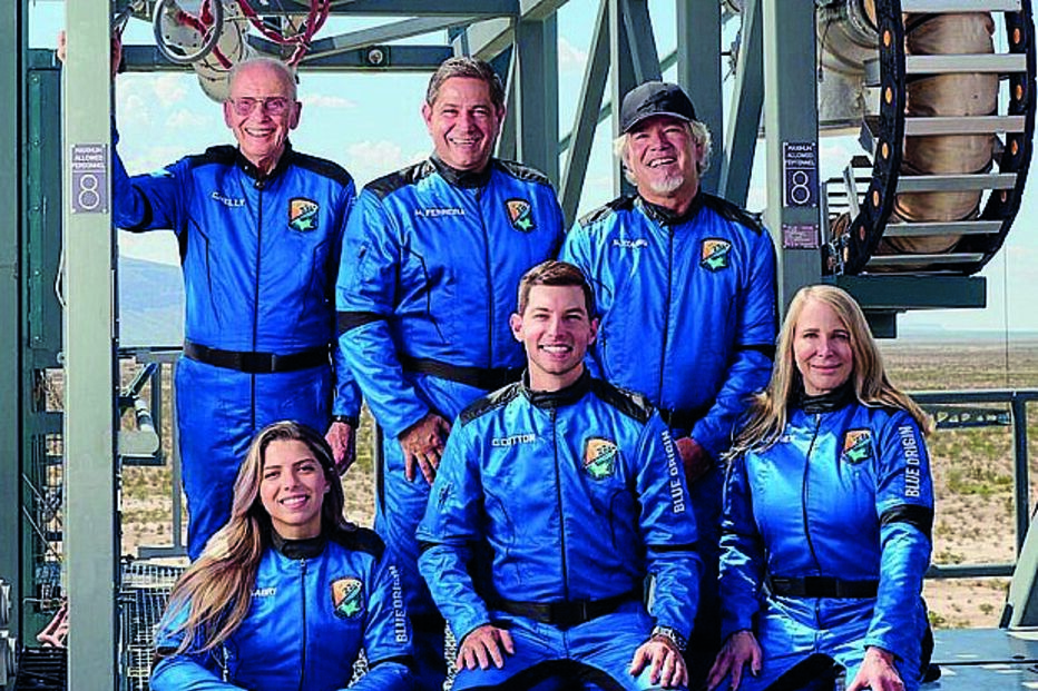 Nave ‘New Shepard’ levou seis tripulantes