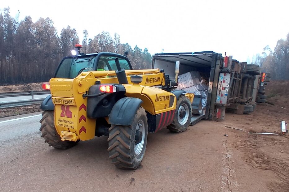 Homem em estado grave após despiste na A1 em Albergaria-a-Velha