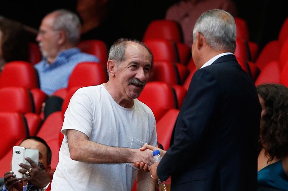 Fernando Chalana com Luís Filipe Vieira