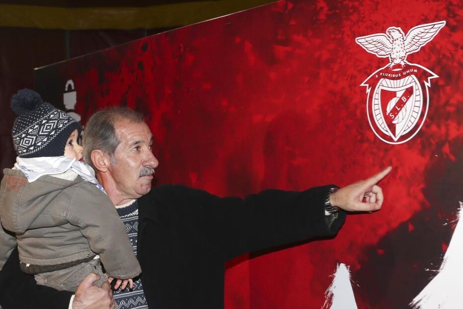 Fernando Chalana com o neto