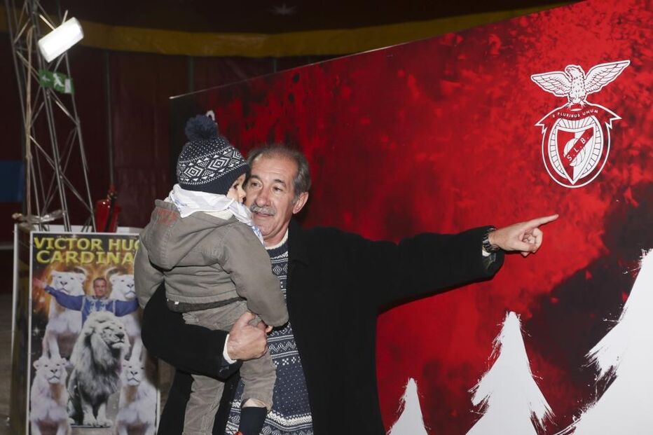 Fernando Chalana com o neto