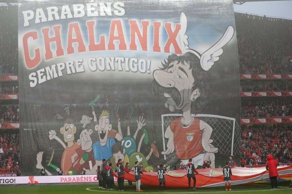 Chalana, Estádio da Luz, homenagem