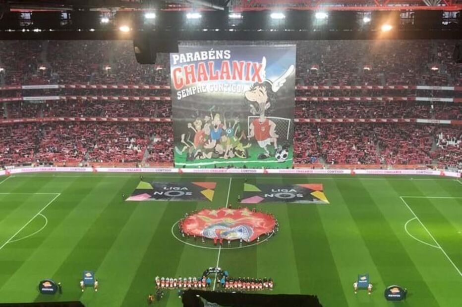 Chalana, Estádio da Luz, homenagem