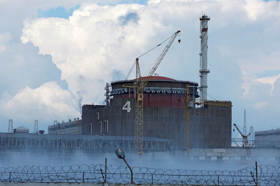 Central nuclear em Zaporizhzhia, na Ucrânia