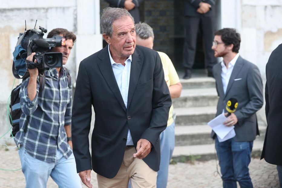 Humberto Coelho no velório de Chalana