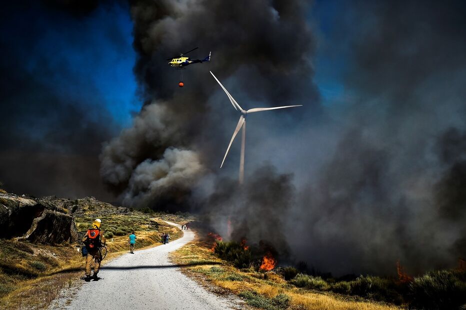 Incêndio na Serra da Estrela liberta energia equivalente a 25 bombas de Hiroxima