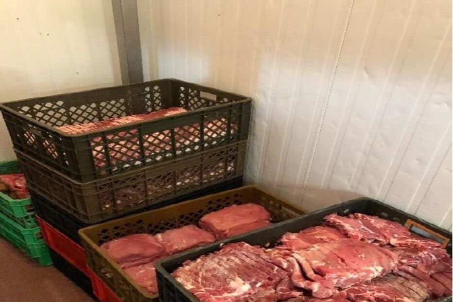 carne apreendida, doação, zoo da maia