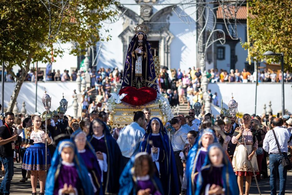Milhares assistiram de perto à primeira procissão das Festas da Agonia após dois anos de paragem forçada devido à pandemia 