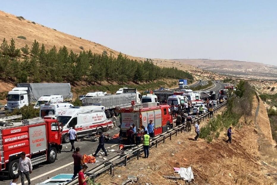 Acidente de autocarro na Turquia