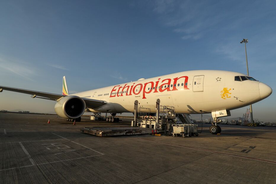 avião, Ethiopian Airlines