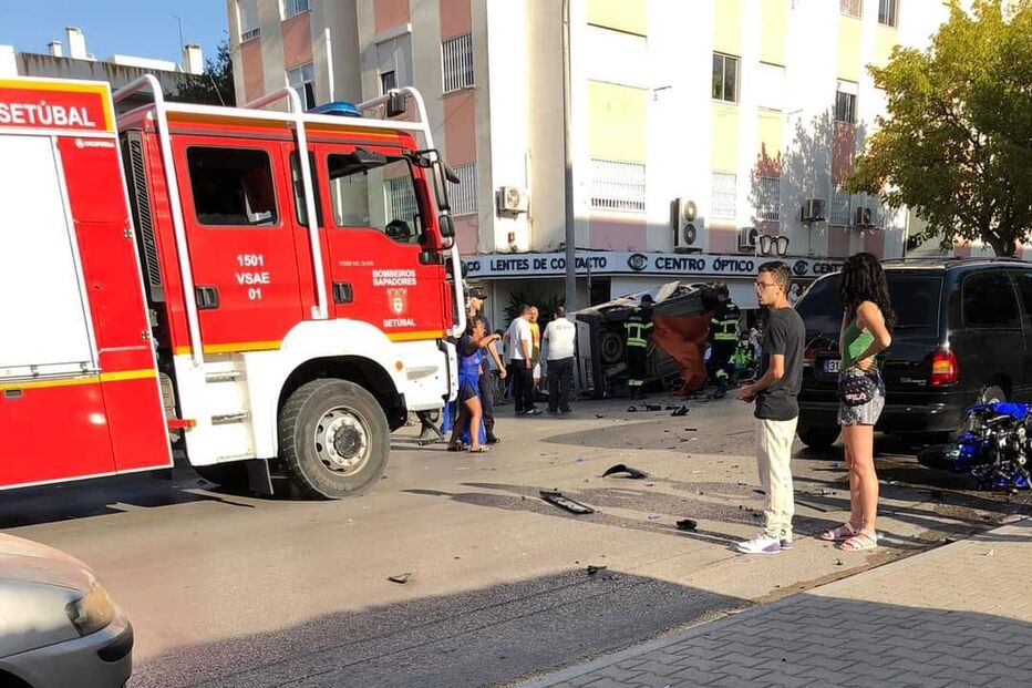 Acidente em Setúbal