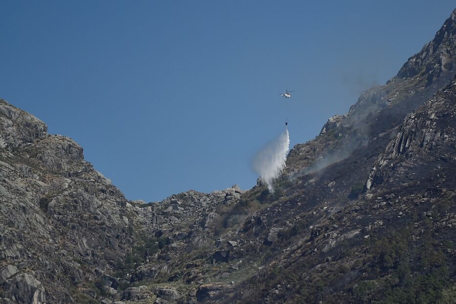 avião, avaria, serra da Estrela