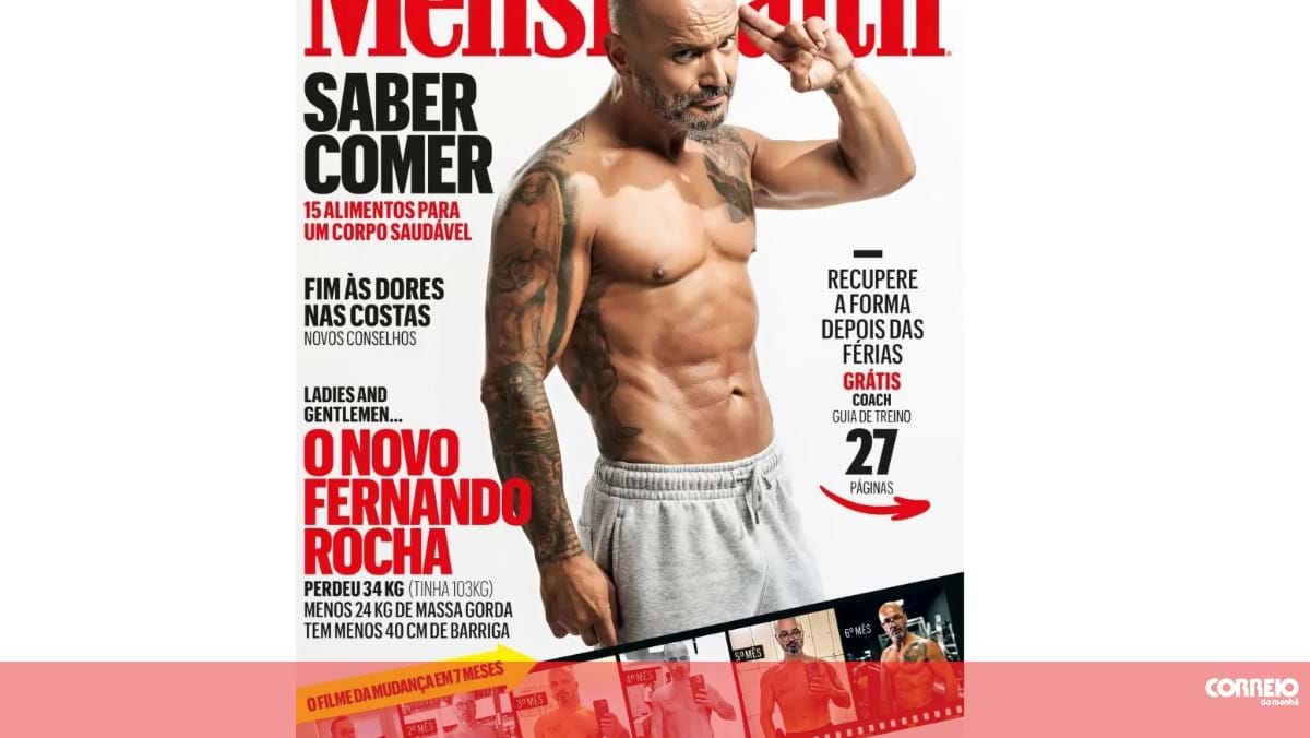 Fernando Rocha perde 34 quilos em grande transformação para capa da Men's  Health - Famosos - Correio da Manhã