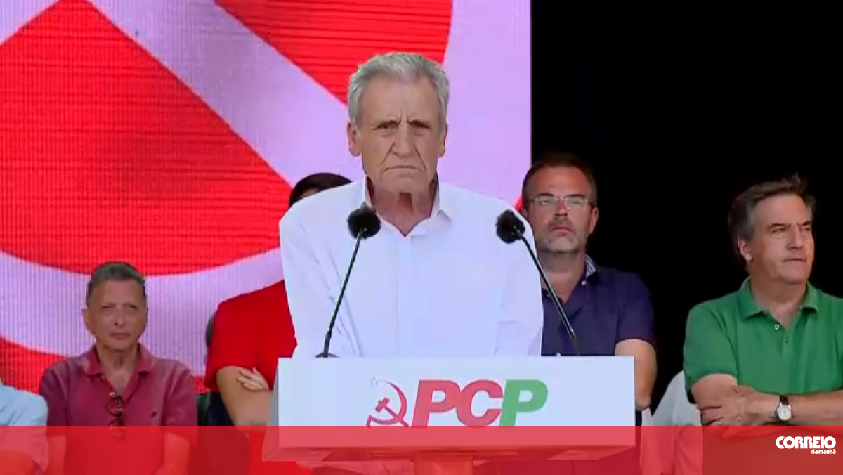 “The PKP is right to defend a peaceful solution to the conflict in Ukraine”: Jeronimo de Souza delivers closing speech at Festa do Avante