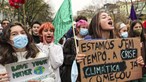Manifestação de estudantes junta dezenas em Lisboa contra 'colapso civilizacional' 