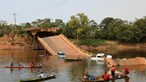 Três mortos e 14 feridos após desabamento de ponte no Brasil