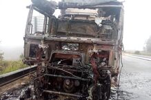 Camião arde em Talhadas