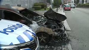 Incendiado carro de chefe da PSP que investiga tráfico de droga em Vila Nova de Gaia