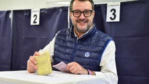 Salvini e Letta primeiros líderes políticos a votar nas legislativas italianas