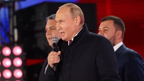 “Estas regiões são da Rússia para sempre”, diz Putin após anexar territórios