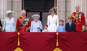 Família Real nas celebrações dos 70 anos de reinado da Rainha Isabel II