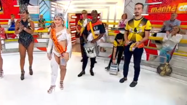 GRES Corvo de Prata animou o Manhã CM com um samba matinal