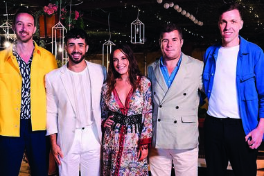 Luso-francesa com os pretendentes: Tiago, Miguel, Egdar e Ricardo