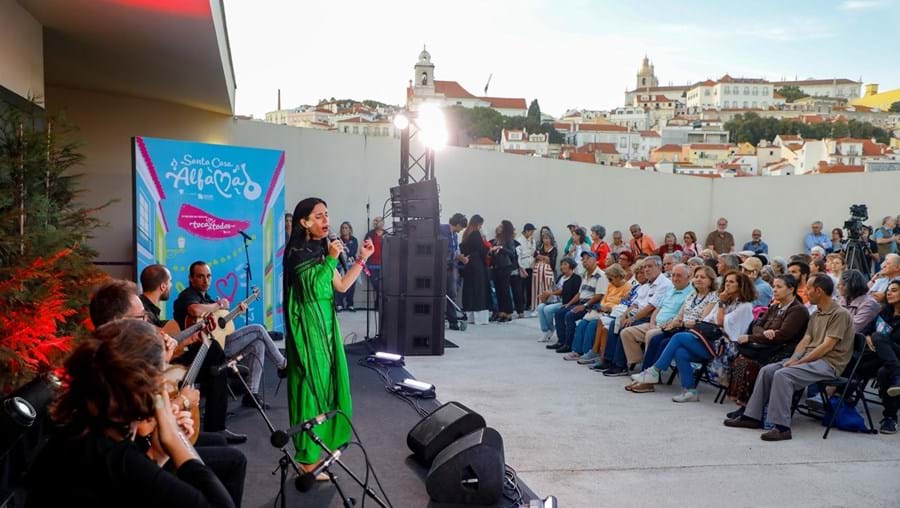 Filipa Maltieiro foi uma das vozes que se ouviram no rooftop do Terminal de Cruzeiros no arranque do festival