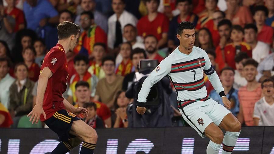 Cristiano Ronaldo deve jogar, em Braga, diante da Espanha