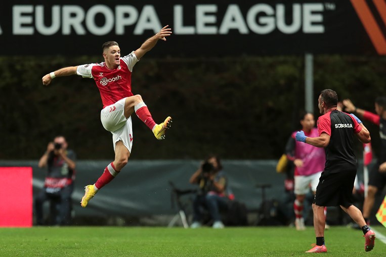 Vitinha garante liderança do Sp. Braga no Grupo D da Liga Europa