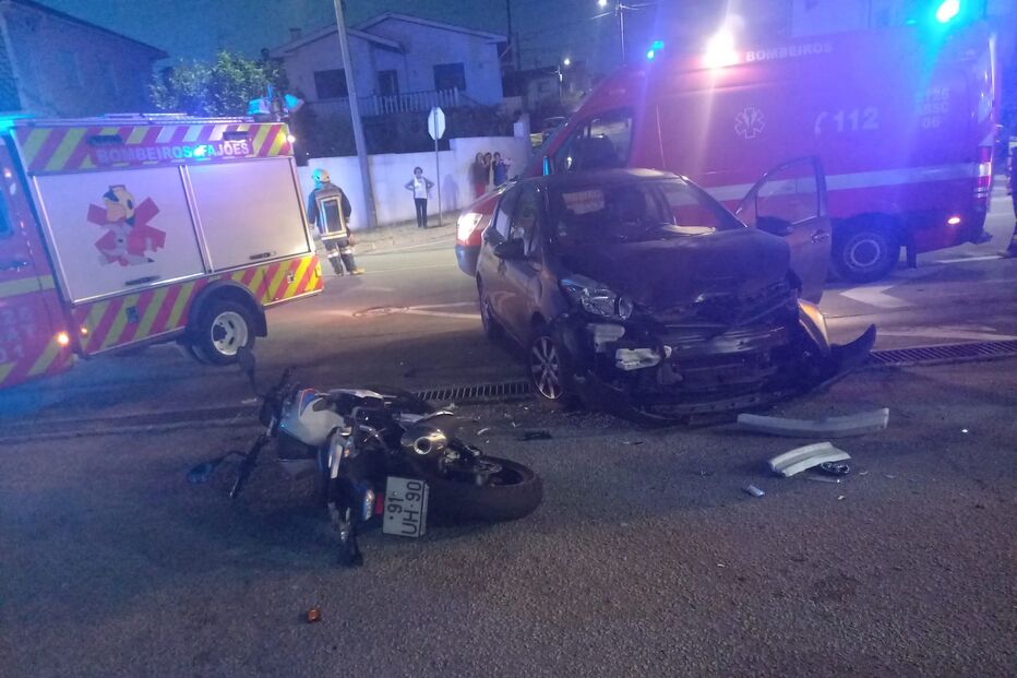 acidente Oliveira de Azeméis