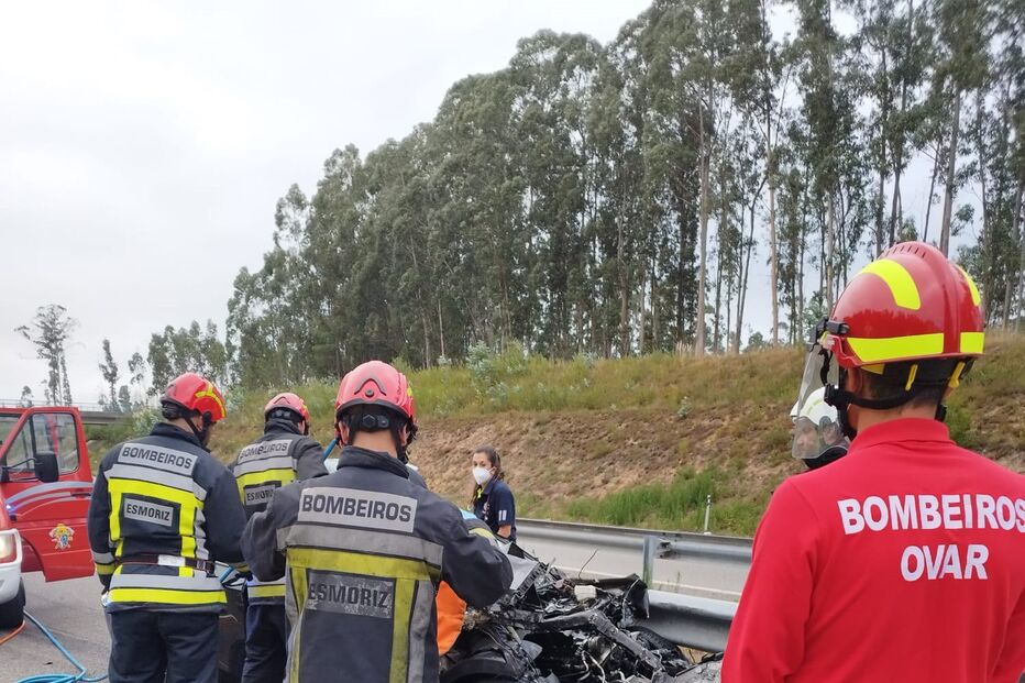 acidente, Ovar, colisão, A29