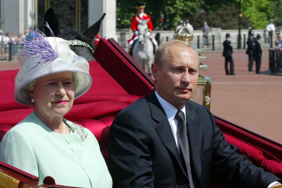 Putin, Rainha Isabel II