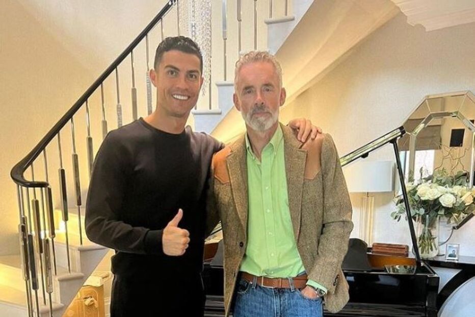 Ronaldo criticado depois de publicar foto com o controverso Jordan Peterson