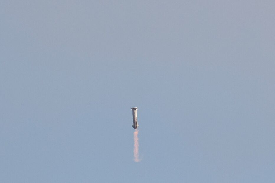Cápsula da Blue Origin descolou do oeste do Texas