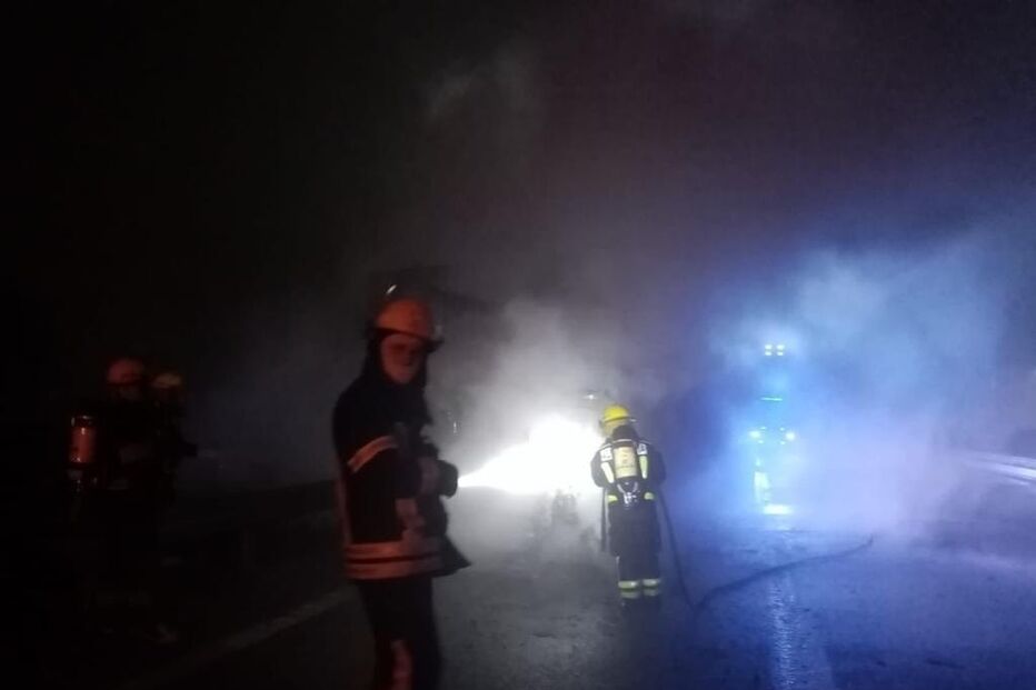 Camião arde em Talhadas
