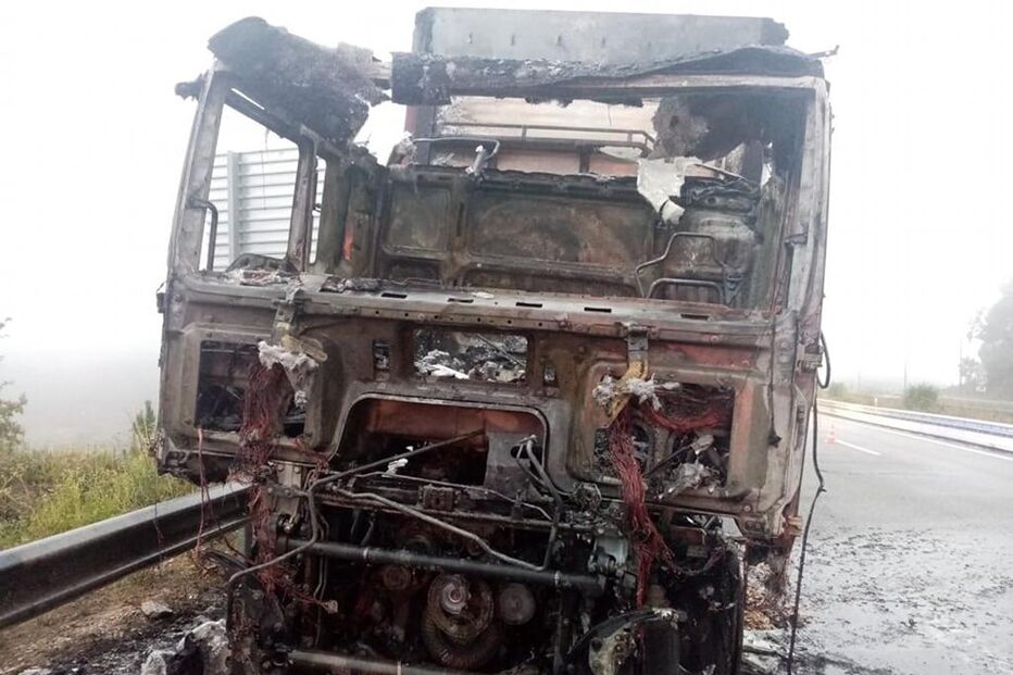 Camião arde em Talhadas