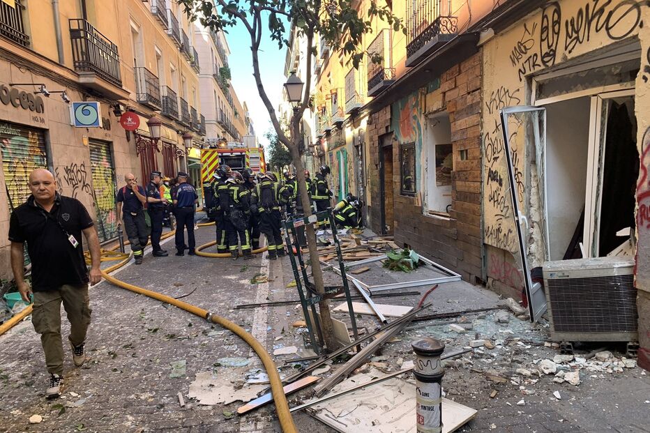 Explosão em Madrid 