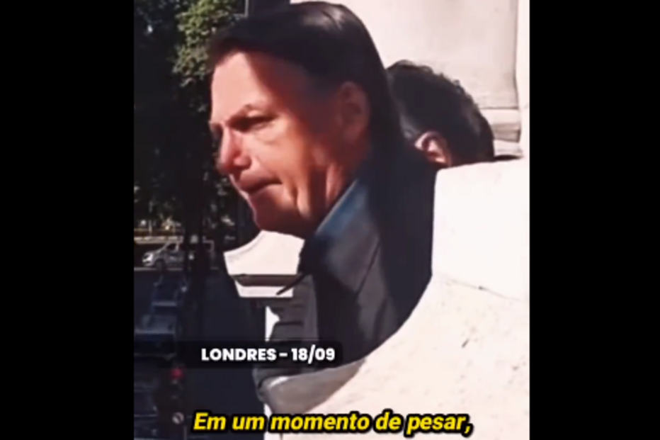 Bolsonaro chega a Londres para funeral de Isabel II e aproveita momento para fazer comício eleitoral
