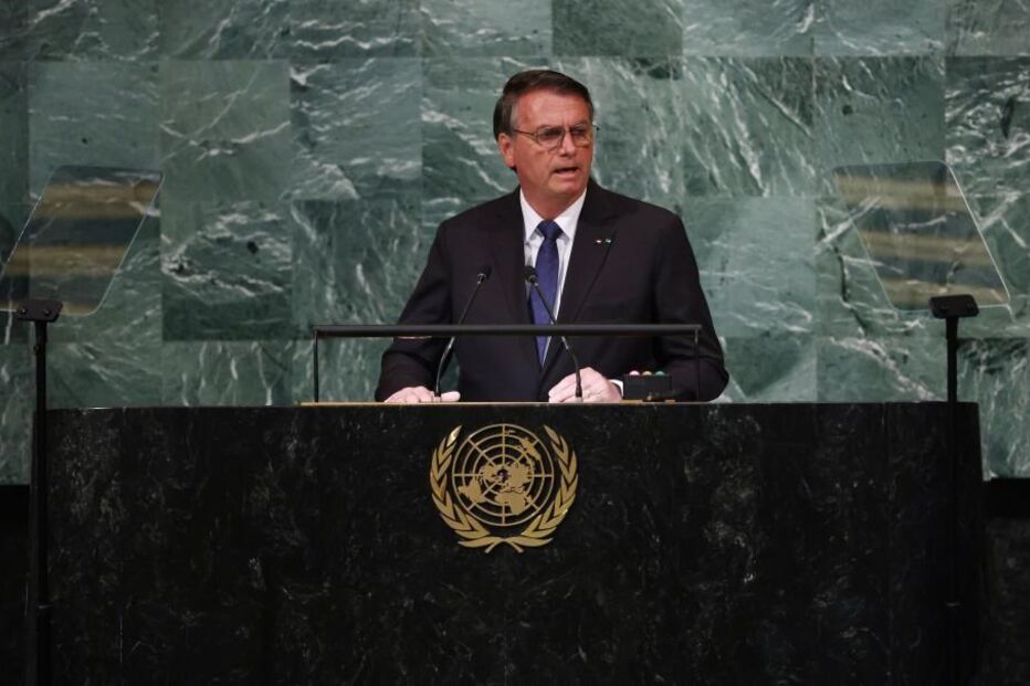 Bolsonaro discursa na ONU