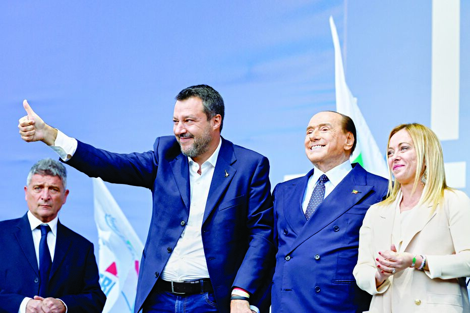 Salvini, Berlusconi e Meloni