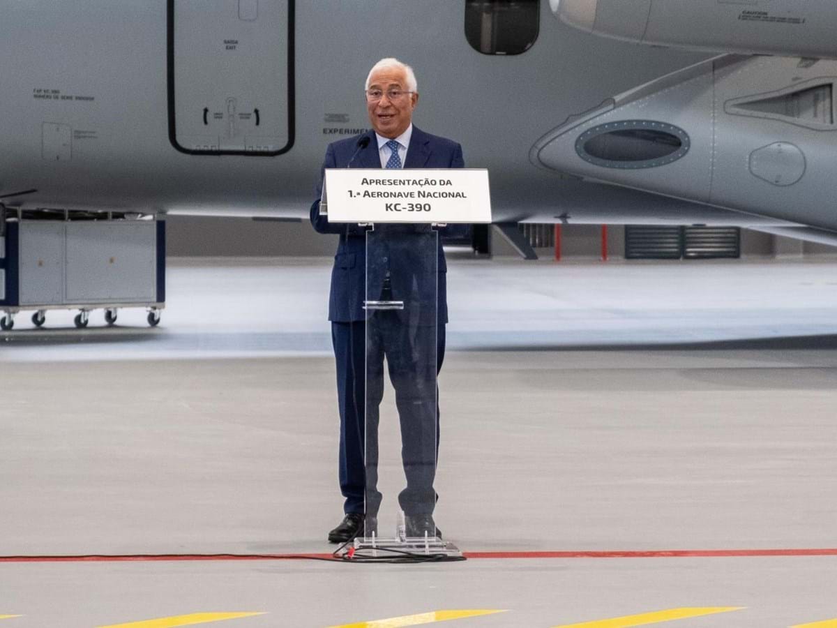 António Costa elogia projeto três em um da nova aeronave militar KC-390 -  Cm ao Minuto - Correio da Manhã