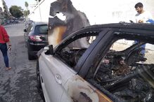 Carro incendiado