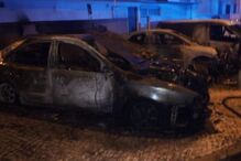 Viaturas incendiadas