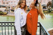 Margarida Corceiro e April Ivy na Disneyland