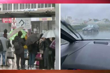 Mau tempo em Setúbal provoca dois acidentes 