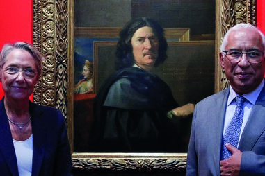 Primeiros-ministros de Portugal e França no Museu Nacional de Arte Antiga 