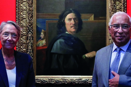 Primeiros-ministros de Portugal e França no Museu Nacional de Arte Antiga 